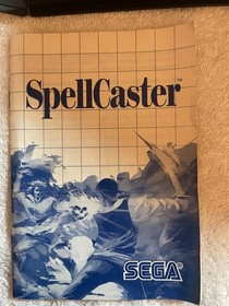 Sega Master System SpellCaster Cartridge Game - Tested/Works - Complete CIB