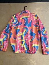 80s Outfit Men, Women, Neon Retro Tracksuit Windbreaker, Hip Hop Costume A40