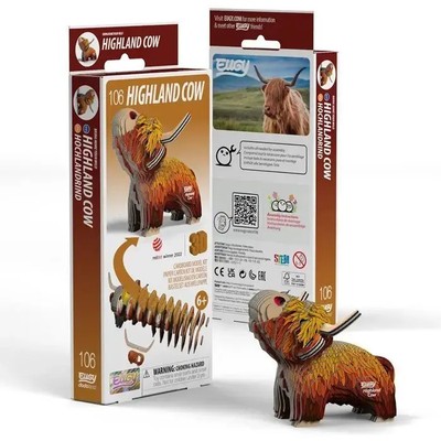EUGY - 3D Bastelset Hochlandrind | Kit (Bastelset) | 2025 | EUGY