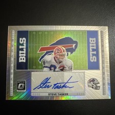 Steve Tasker 2025 Panini Donruss Optic Auto Hashmarks Silver Prizm  #HM-ST Bills