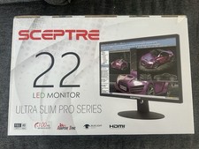 Brand New Sceptre 22  Ultra Slim Pro PC Monitor   Model E225W-19203R.A1