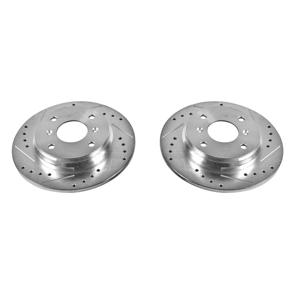 PowerStop JBR307XPR Brake Rotors For Honda Prelude 1992-1996 Rear — 第 2/4 张图片