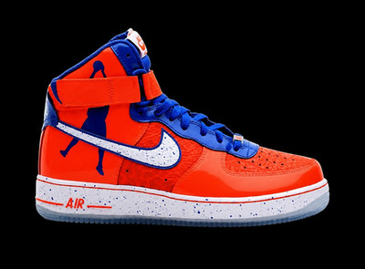 Nike Air Force 1 HIGH Sheed Rasheed Wallace DS Gr. EU45 Total Crimson Blue NY