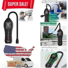 HVAC Refrigerant Leak Detector with 3 Alarm Automotive AC [R134A R410A R22 R1...