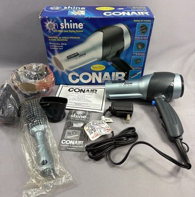 Vtg Conair Ionshine 1875 Watt Ionic Styling System Model 099ICT 2002 - NOB