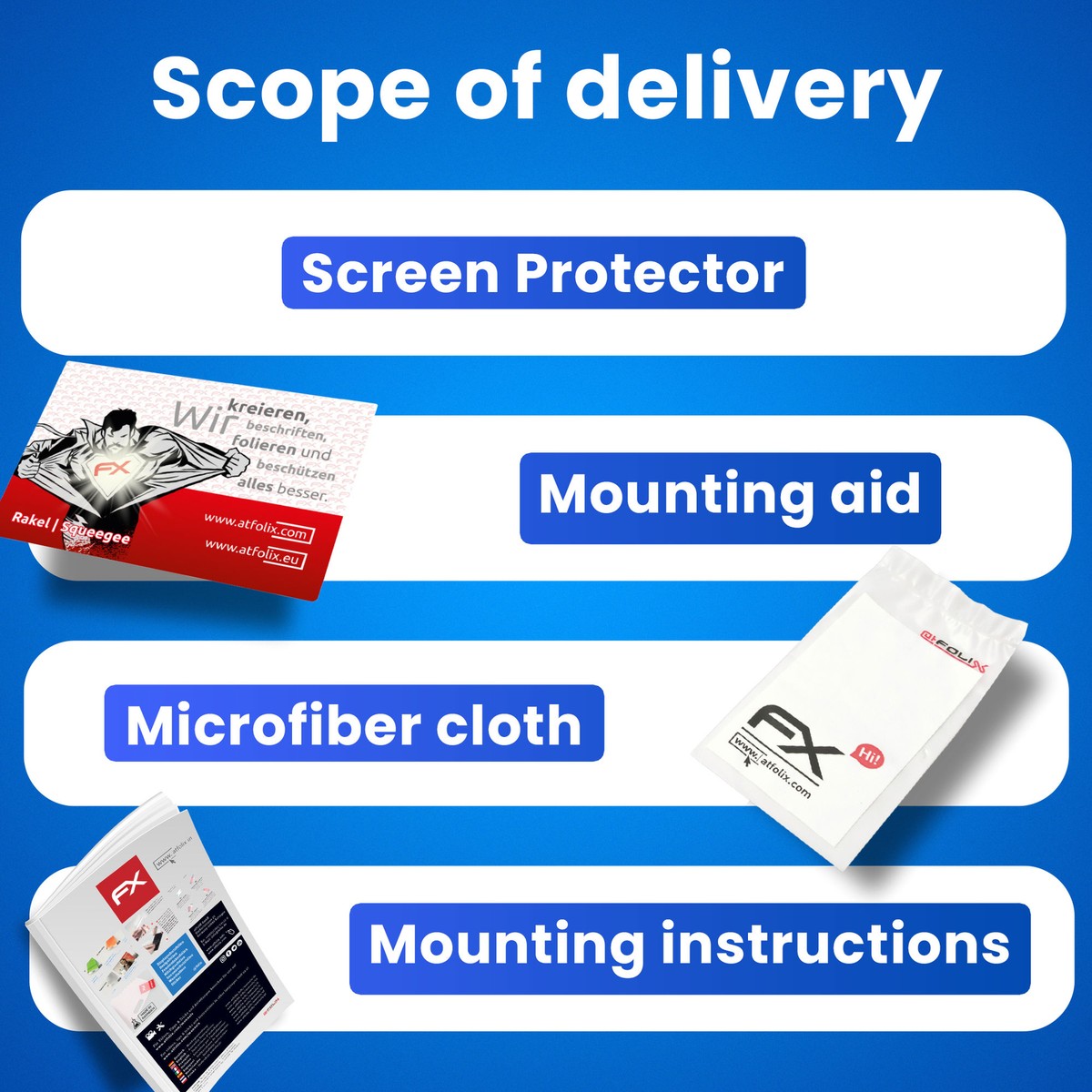 atFoliX Schermbeschermer compatibel met Accu Chek Aviva Expert Beschermfolie, ultra-helder FX Schermfolie (2X