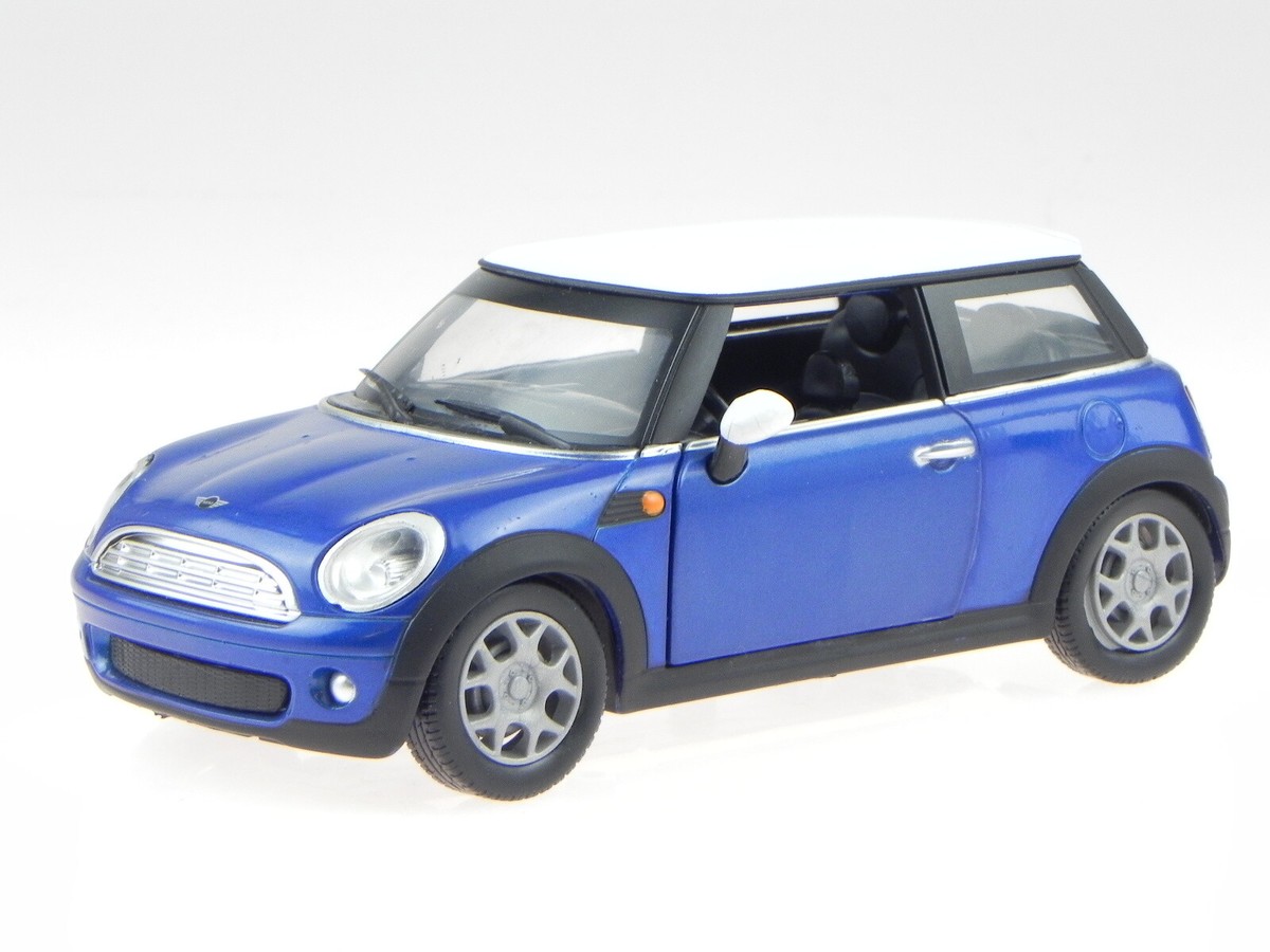 Mini Cooper R56 2008 blue diecast model car 71013 NewRay 1