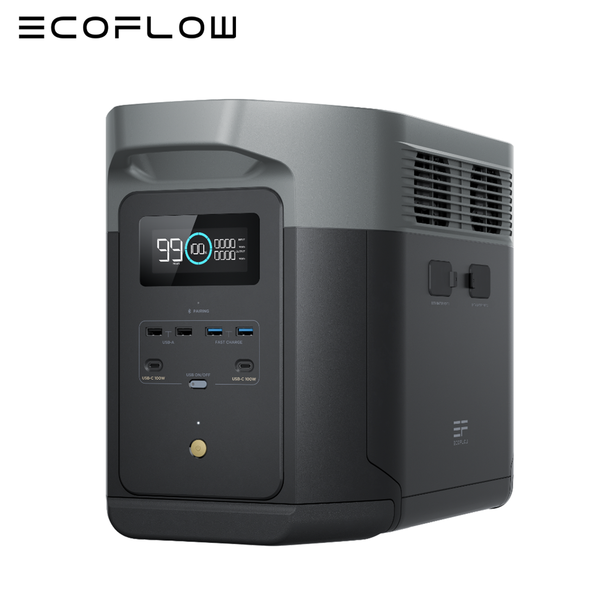 ECOFLOW DELTA 2 Max 2048Wh Centrale Électrique 2400W Portable Générateur Solaire ECOFLOW DELTA 2 Max 2048Wh Centrale Électrique 2400W Portable Générateur Solaire