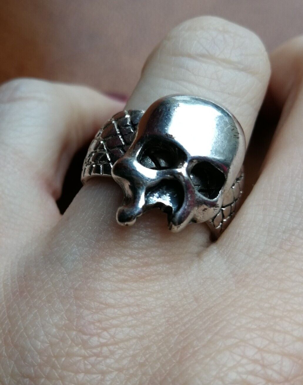 HultQuist Ring, skull Ring, Size N, Designer Ring… - image 1