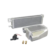 Water to Air Intercooler Liquid Heat Exchanger + pump