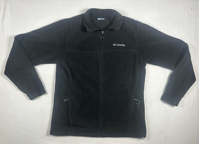 Columbia Men's Granite Steens Mountain Fleece Jacket Black Size