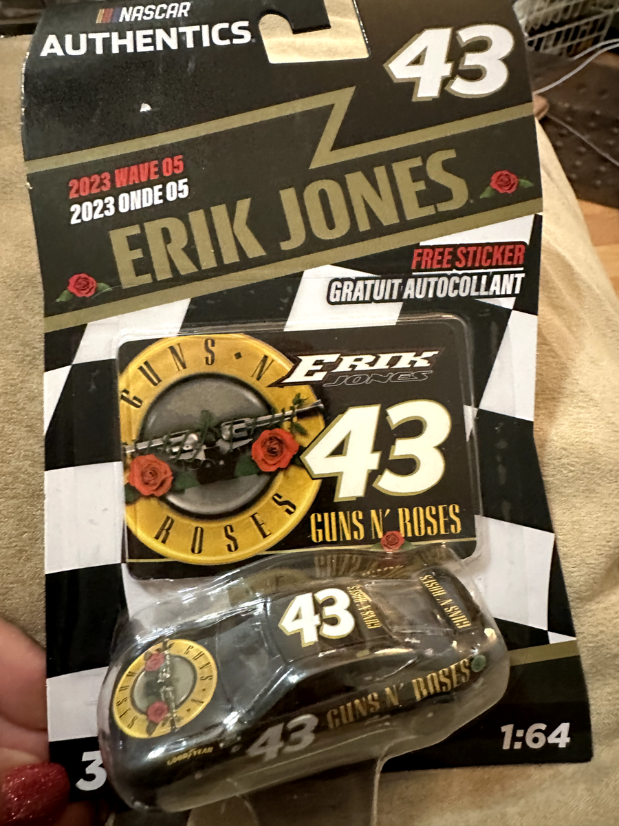 Erik Jones #43 Guns N Roses NASCAR Authentics Diecast Car 1/64