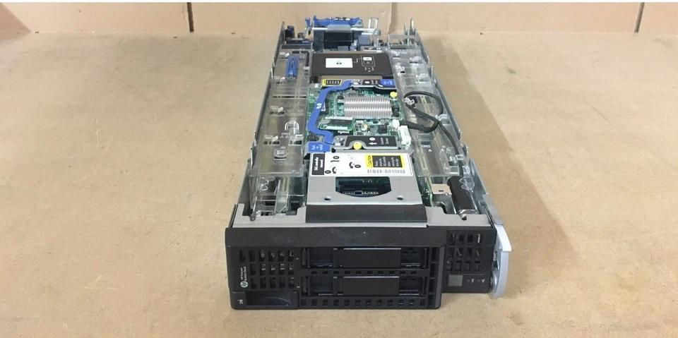 HP BL460c Gen8 2x Heatsink P220i/512MB & Cache Capacitor Blade Server 641016-B21 - Image 3 of 4