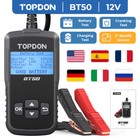 TOPDON BT50 12V Car Battery Test Cranking Charging Battery Analyzer 100-2000CCA