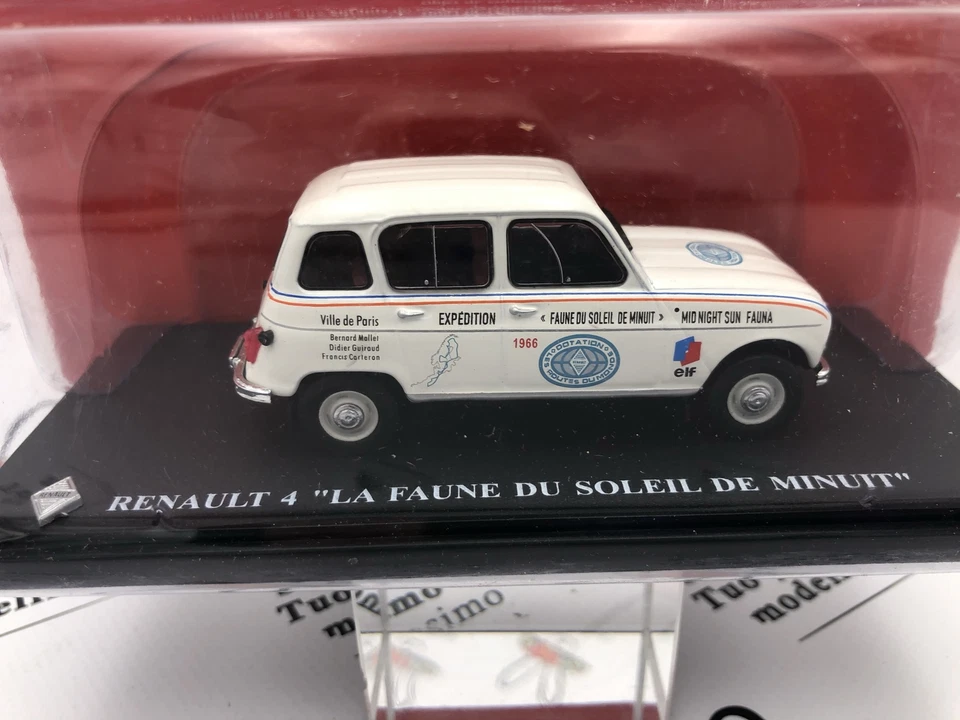 DIE CAST " RENAULT 4 LA FAURE DU SOLEIL DE MINUTI " RENAULT 4L SCALA 1/43 - Immagine 2 di 3
