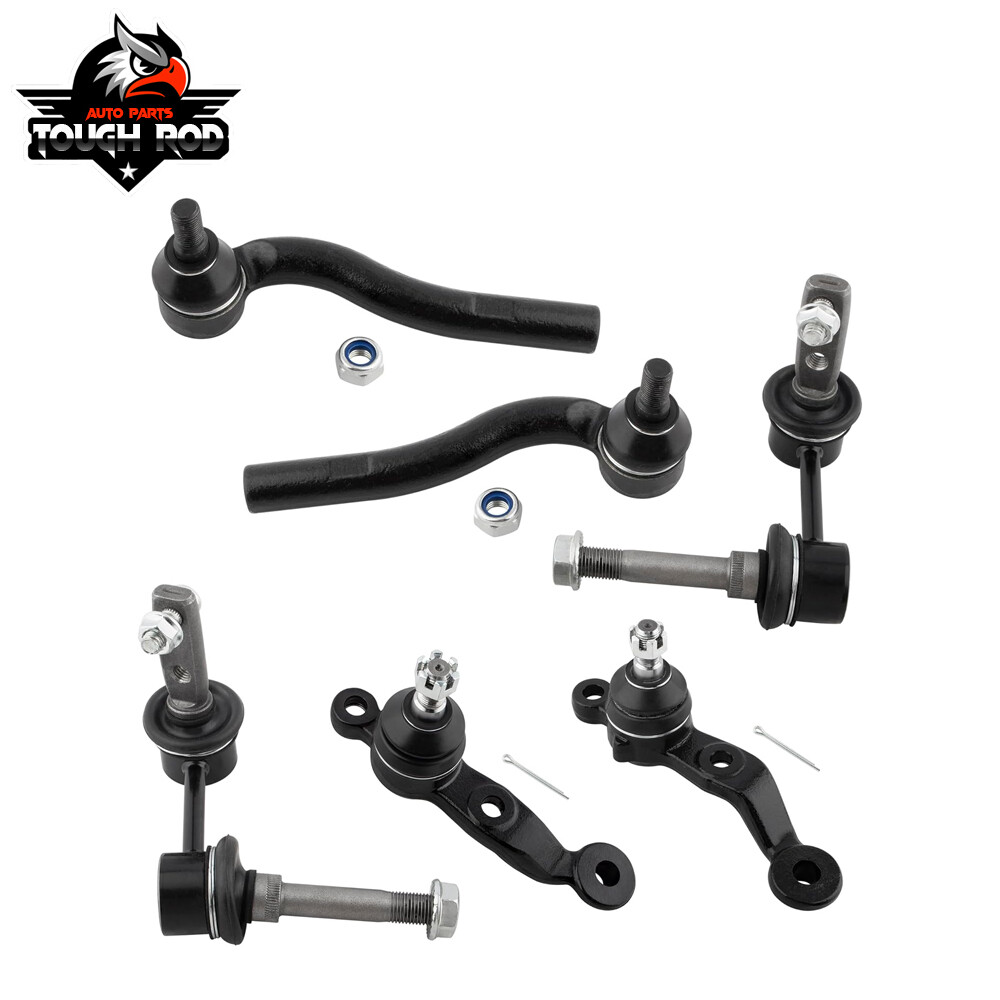 6pcs Inner Outer Tie Rods Ends for Lexus GS300 19982005 Lower Ball