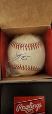 Yainer Diaz Signed Baseball Houston Astros Autographed