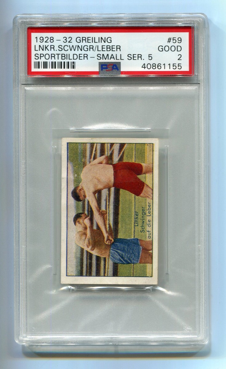 1928-32 Greiling 5 Serie Boxen Small 59 Left Swing to Liver PSA 2