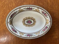 Wedgwood White Columbia Enamel bone china oval vegetable bowl W595 FREE SHIP