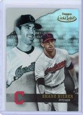 2020 Topps Gold Label Shane Bieber Class 1 Base - Cleveland Indians