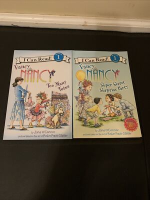 2 I Can Read Level 1 Beginning Reader Book Lot Fancy Nancy