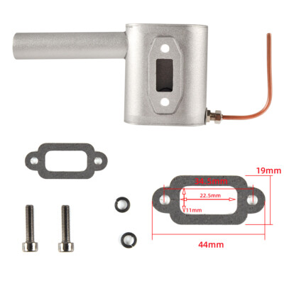 1Pc Smoking Exhaust Pipe Muffler For CRRCPRO 26CC DLE 26-30cc Engine | eBay