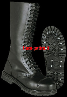 Anfibi stivali pelle 20 buchi dark gothic rock punk metal numero 38 39 40  41 | eBay