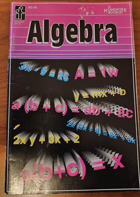 A Homework Booklet Algebra By Mary Lee Vivian 1992
