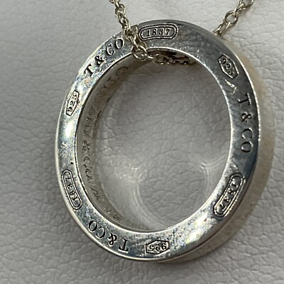 【Tiffany & Co】Tiffany 1837 Circleペンダント SILVER STERLING SILVER TIFFANY & CO. 1837 CIRCLE PENDANT NECKLACE
