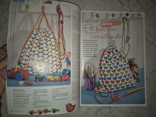 Anna 8/2013 DIY-Ideen Handarbeiten Nähen Kreuzstich Makramee Dinos Max & Moritz - Bild 16 von 24