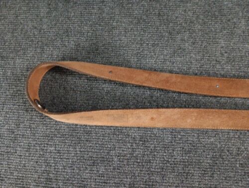 Womens VTG Suede Leather Belt Buffalo Nickle Accents MISSING 1 NICKLE 44" Long - Picture 7 of 12