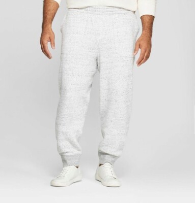 Goodfellow & Co. Men's Tall Tapered Knit Sweatpants Cement Gray Plus Sizes NWT