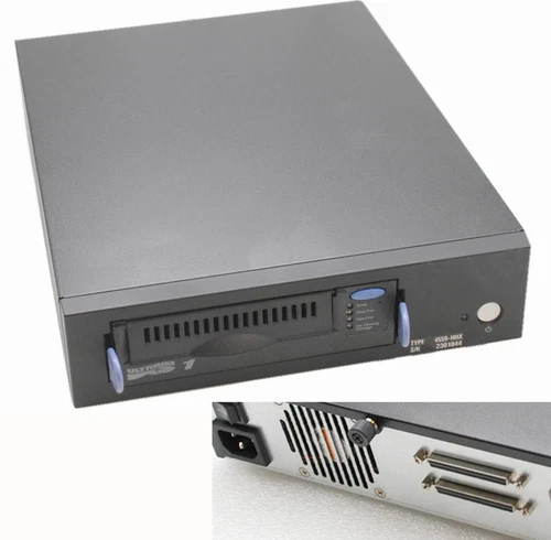 IBM LTO TAPE DRIVE EXTERN BANDLAUFWERK STREAMER 4559-HHX UW SCSI  GEHÄUSE