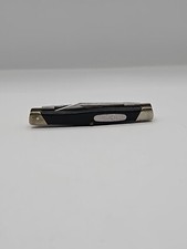BUCK 309 Companion Knife Made In USA PRE 86 2 Blade Folder Black Delrin Handles