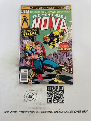 NOVA # 4 NM Marvel Comic Book Cosmic Super-Hero Thor Avengers Hulk 11 RC50