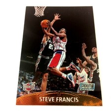 Steve Francis 1999-00 Topps Stadium Club Chrome Rookie Card #133 Rockets Knicks. rookie card picture