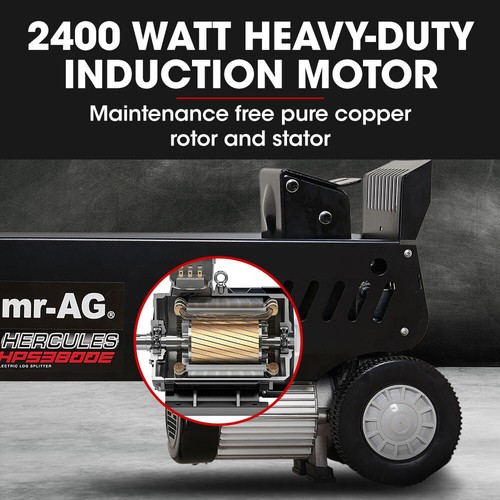 BAUMR-AG 10 Ton Log Splitter Electric Wood Hydraulic Firewood Splitting Machine - Picture 3 of 12