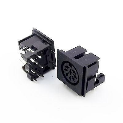 Sourcingmap® Montaggio A Pannello 8 Pin DIN Per Audio Connettore Circolare Telaio Presa - Foto 9