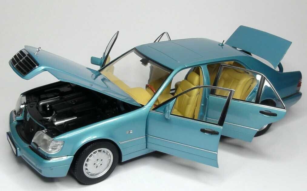 NOREV 1997 Mercedes Benz S500 W140 Light Blue Metallic 1:18
