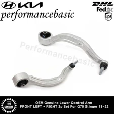 OEM Genuine Lower Control Arm FRONT LEFT + RIGHT 2p Set For G70 Stinger 18-22