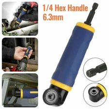 90 Degree Right Angle Extension Screwdriver Socket Adapter Drill Attachment Tool