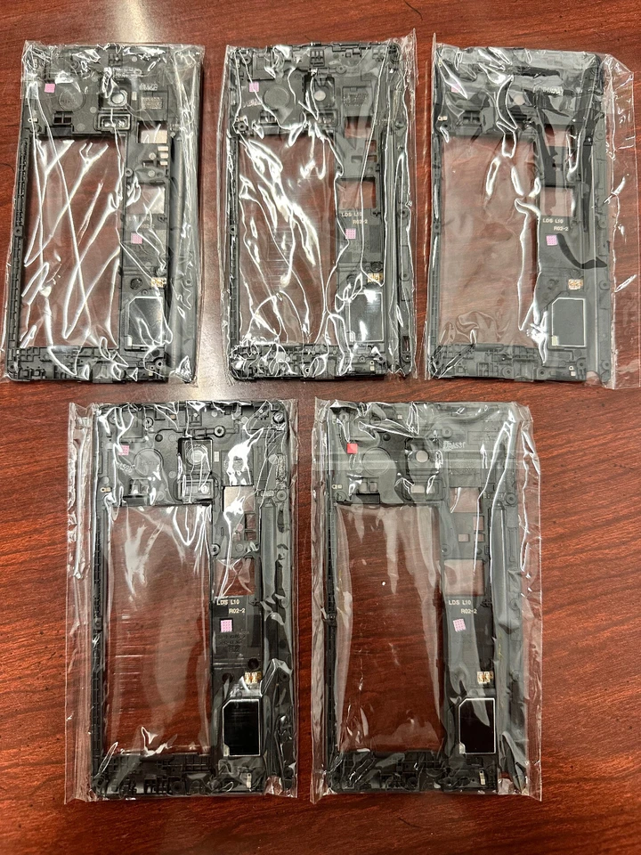 Samsung Galaxy Note Edge SM-N915 Carcasa Marco Cámara Cubierta Negro Lote de 5 Foto 3 de 3