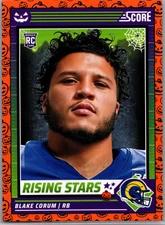 2024 Score-A-Treat #3 Blake Corum A-Treat - Rising Stars Orange Pumpkin