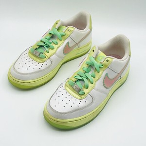 Nike Air Force AF1 82 GS Pink Lime Athletic Sneaker 314219-163 4Y Womens  5.5 | eBay