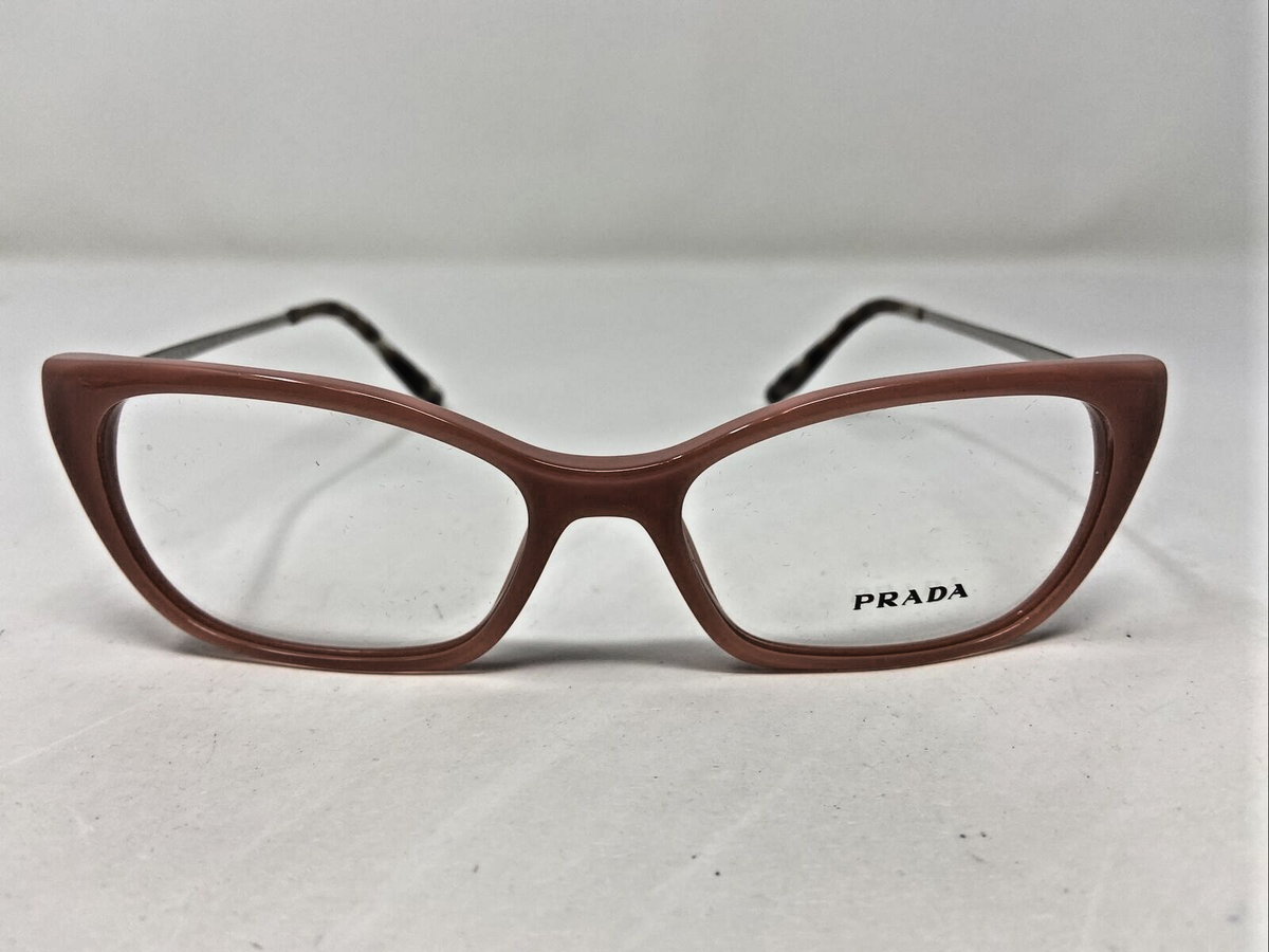 Prada Italy VPR 14X 04C-101 52-16-140 Light Pink Full Rim  display picture 2