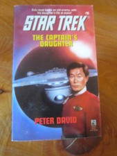 BOOK S/C STAR TREK CAPTAIN'S DAUGHTER    #76    1995  GREAT  ** MUST SEE *