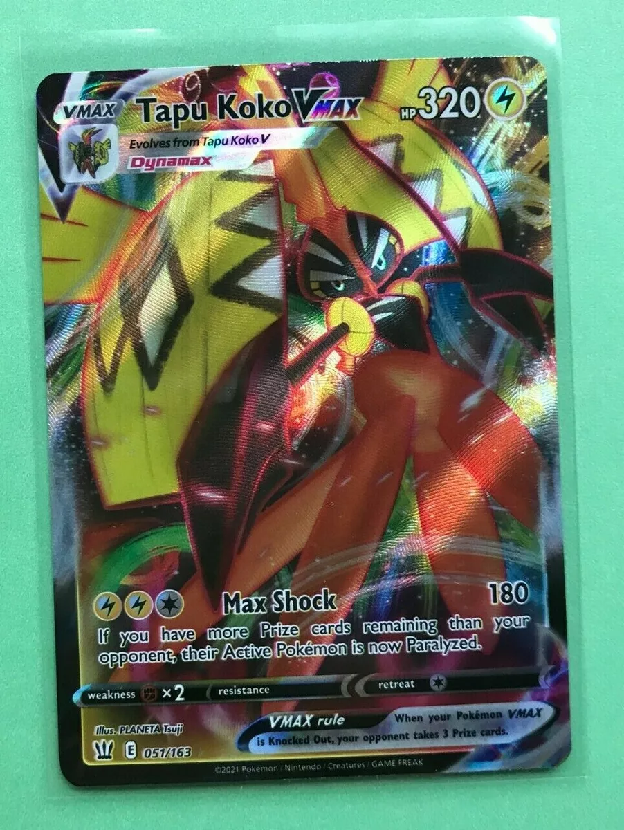 Tapu Koko VMAX 051/163 Pokemon TCG Battle Styles Full A