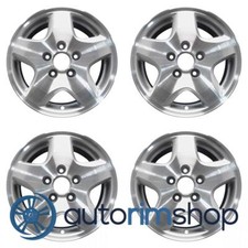 Honda Accord 1998-2000 15 Factory Oem Wheels Rims Machined Silver Set