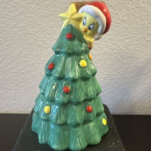 Warner Bros Tweety Bird Christmas Tree Holiday Salt Shaker Only 1993 - Picture 1 of 7