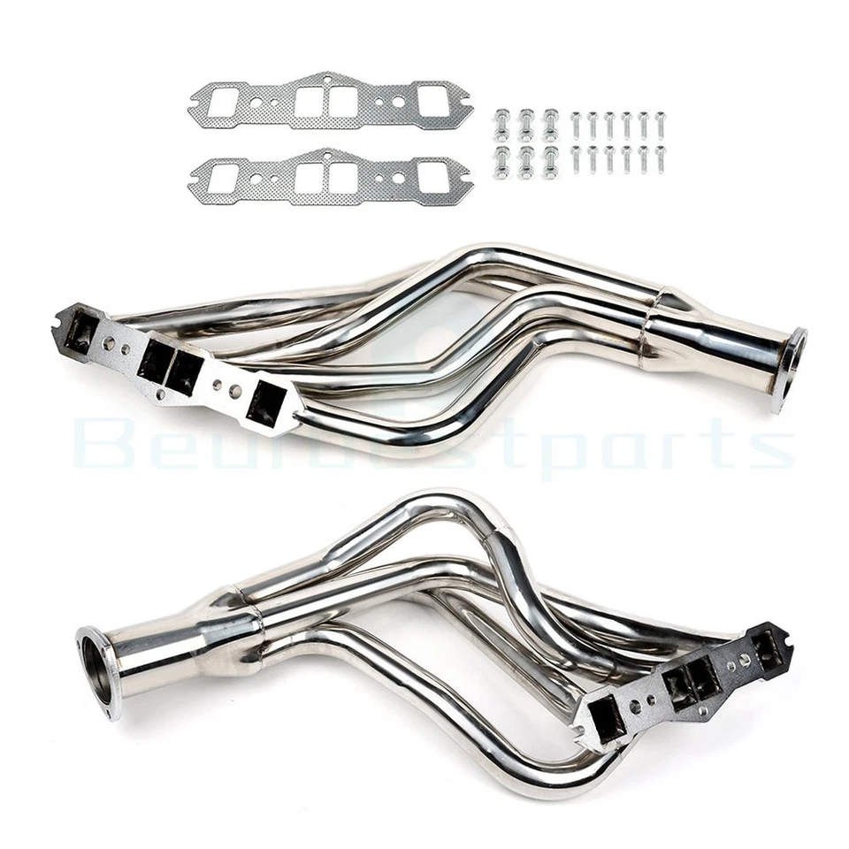 STAINLESS STEEL HEADER MANIFOLD EXHAUST FOR 65-74 OLDS 442/CUTLASS/DELTA 88 - Image 2 of 4